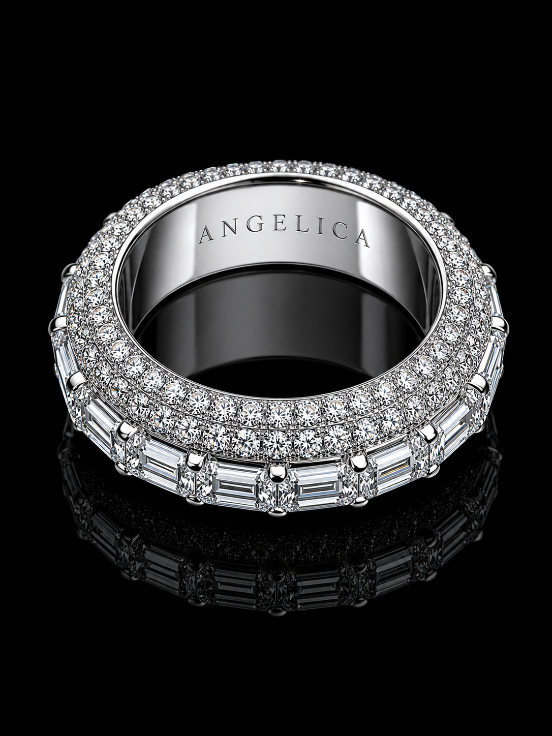 8.21 CTW Natural Diamond Eternity Band