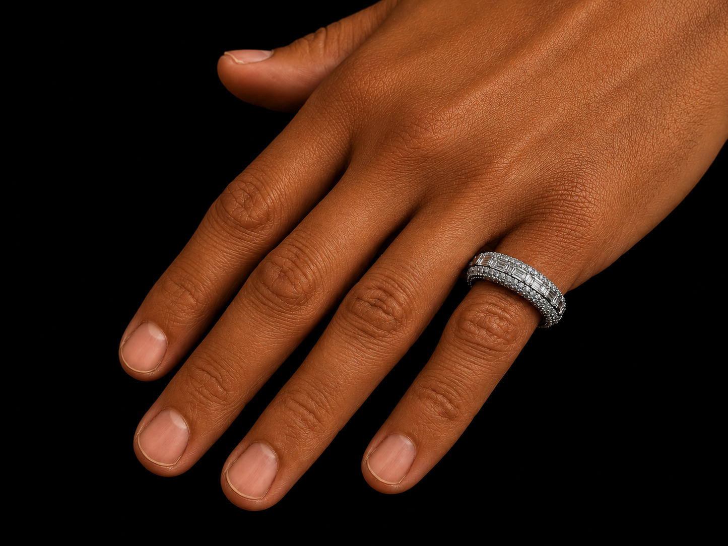 8.21 CTW Natural Diamond Eternity Band