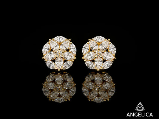 14K YELLOW GOLD PEAR SHAPE, MARQUISE & ROUND VVS F+ DIAMOND Angelica Jewellers
