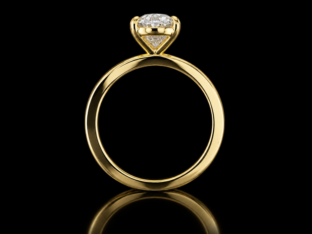 1.78 CTW Round Brilliant Diamond Twist Engagement Ring – 1.53 CT G VS1 Center (Copy) Angelica Jewellers