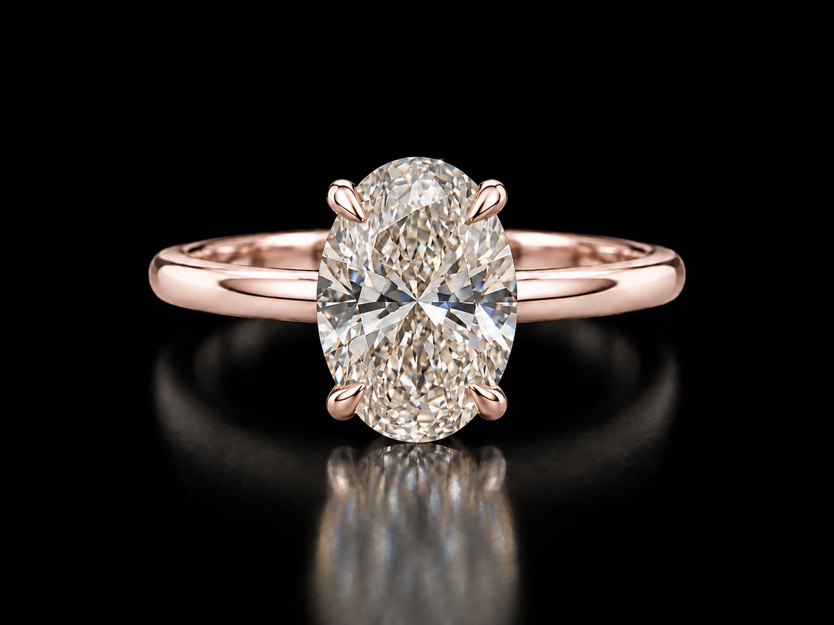 1.78 CTW Round Brilliant Diamond Twist Engagement Ring – 1.53 CT G VS1 Center (Copy) Angelica Jewellers
