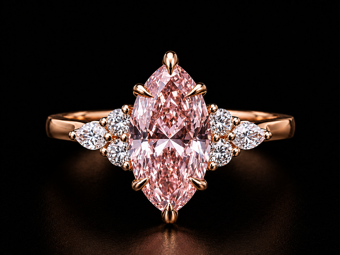18K White Gold Trilogy Engagement Ring with 3.00 CT Elongated Cushion-Cut Diamond (Copy) (Copy) Angelica Jewellers