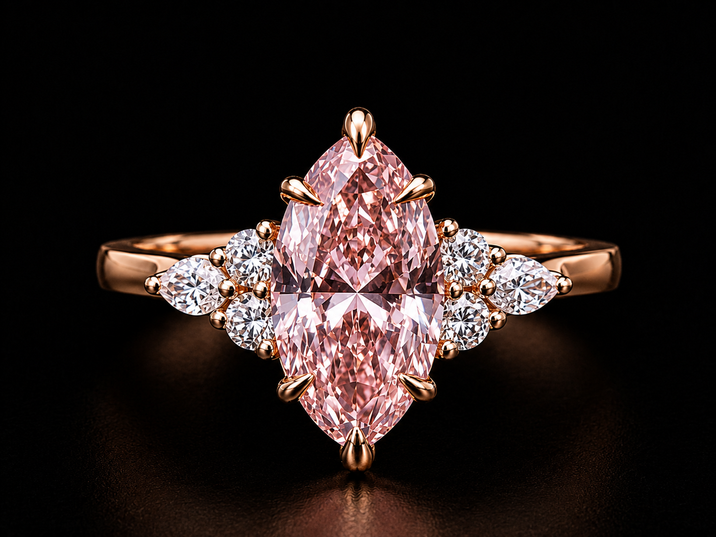 18K White Gold Trilogy Engagement Ring with 3.00 CT Elongated Cushion-Cut Diamond (Copy) (Copy) Angelica Jewellers