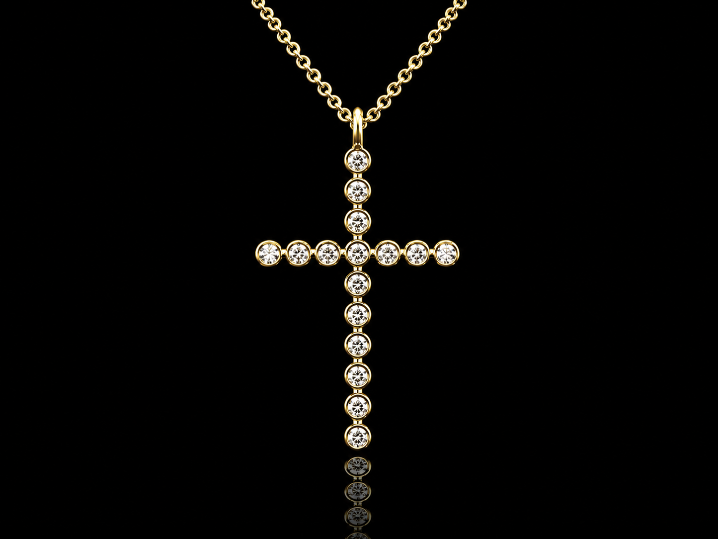 14K Yellow Gold Oval & Round Toi et Moi Diamond Necklace – 1.34 CTW (Copy) Angelica Jewellers