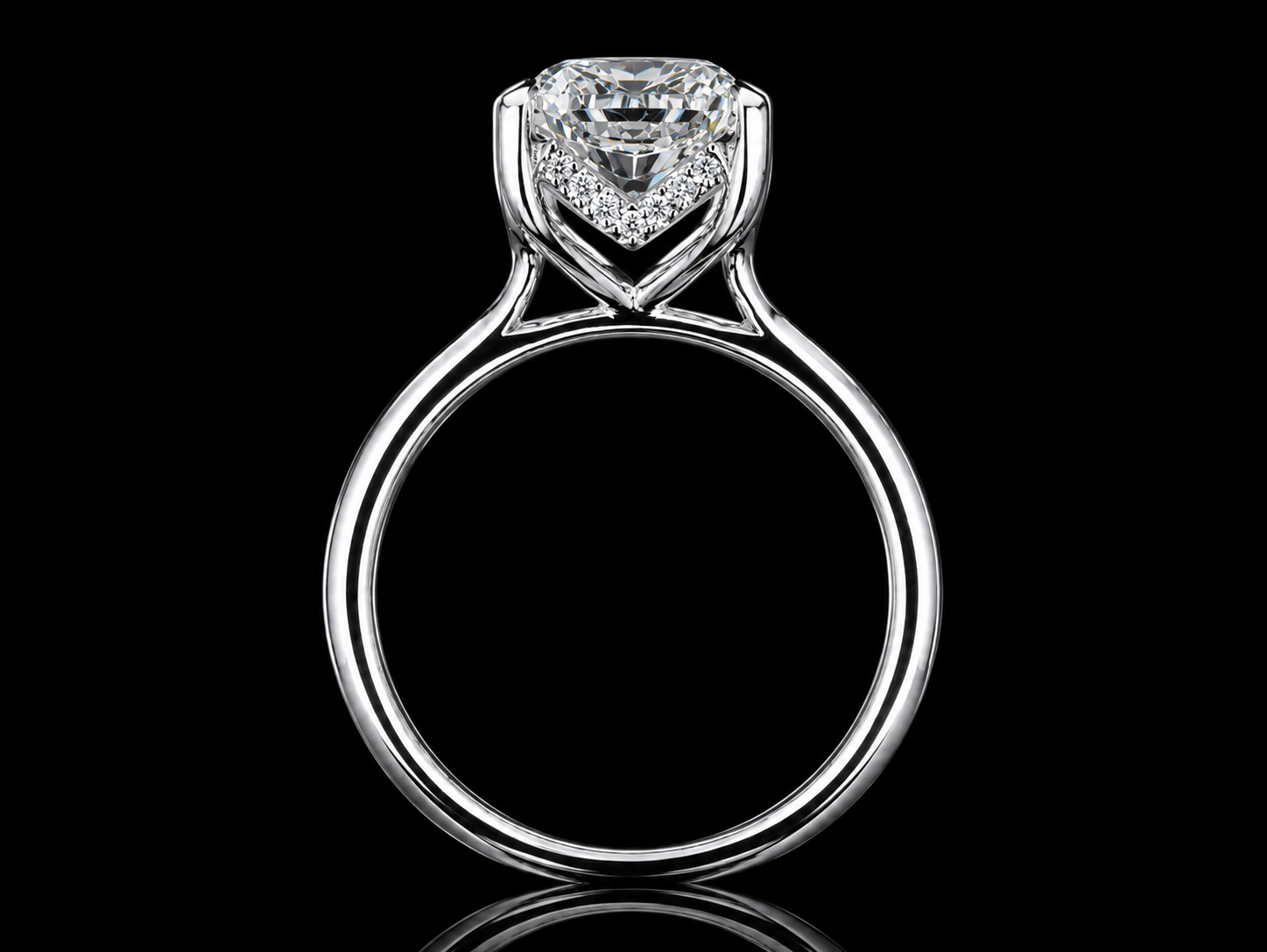 2.00 ct Vivid Pink Lab Diamond Engagement Ring Set in Gold (Copy) Angelica Jewellers