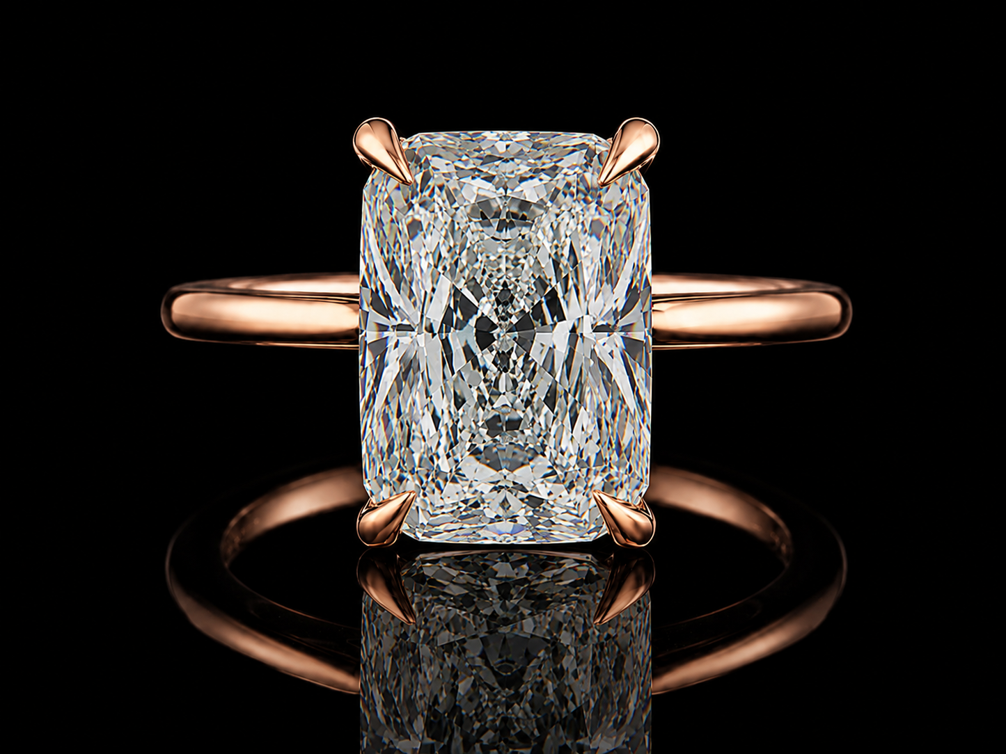 2.00 ct Vivid Pink Lab Diamond Engagement Ring Set in Gold (Copy) Angelica Jewellers