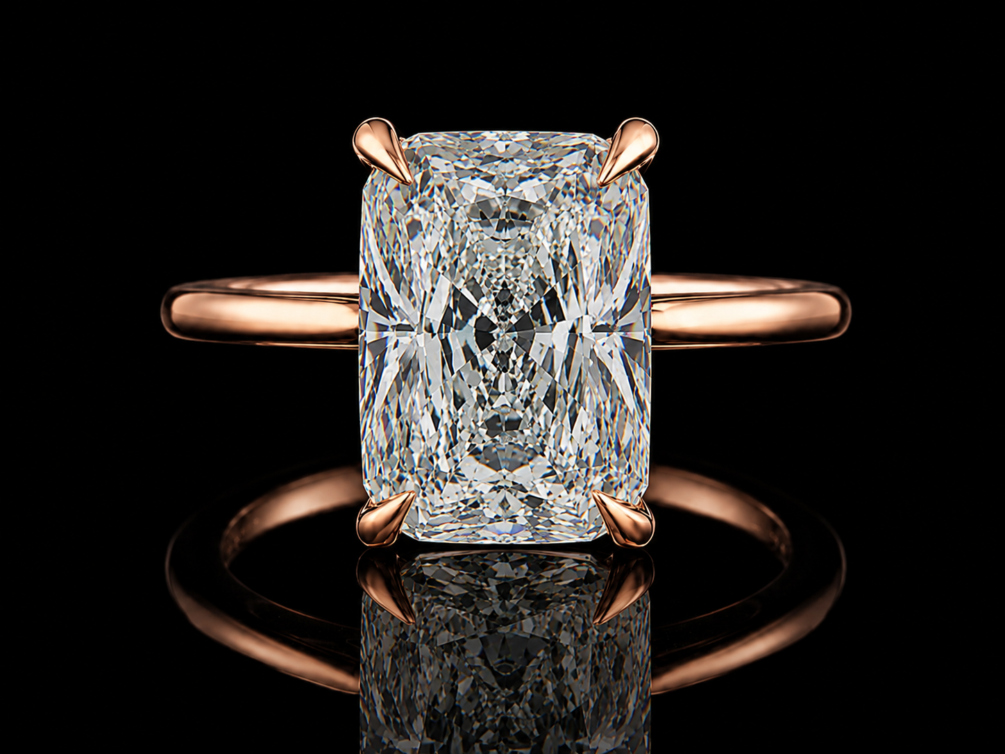 2.00 ct Vivid Pink Lab Diamond Engagement Ring Set in Gold (Copy) Angelica Jewellers