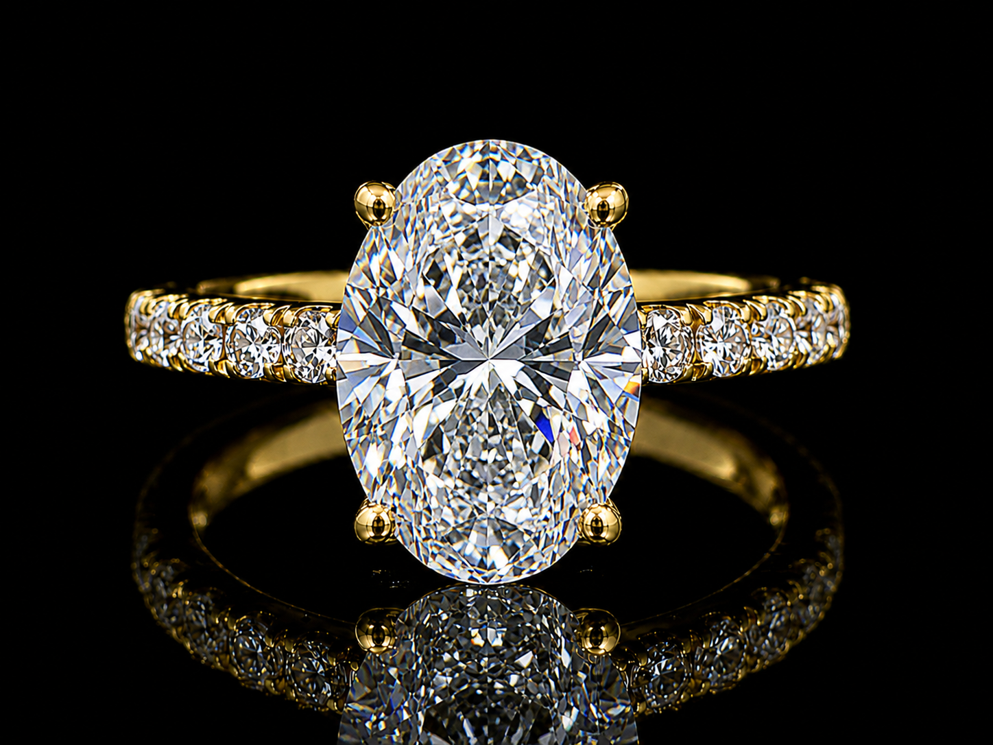 2.08 CT IGI Certified E VVS2 Lab-Grown Radiant Diamond Engagement Ring with 0.45 CTW Accents (Copy) Angelica Jewellers