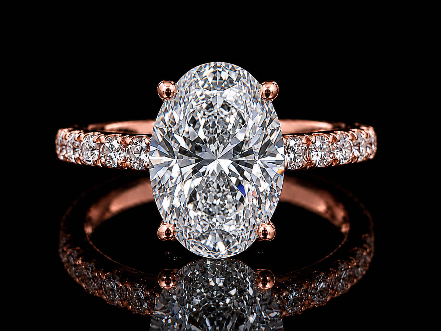 2.08 CT IGI Certified E VVS2 Lab-Grown Radiant Diamond Engagement Ring with 0.45 CTW Accents (Copy) Angelica Jewellers