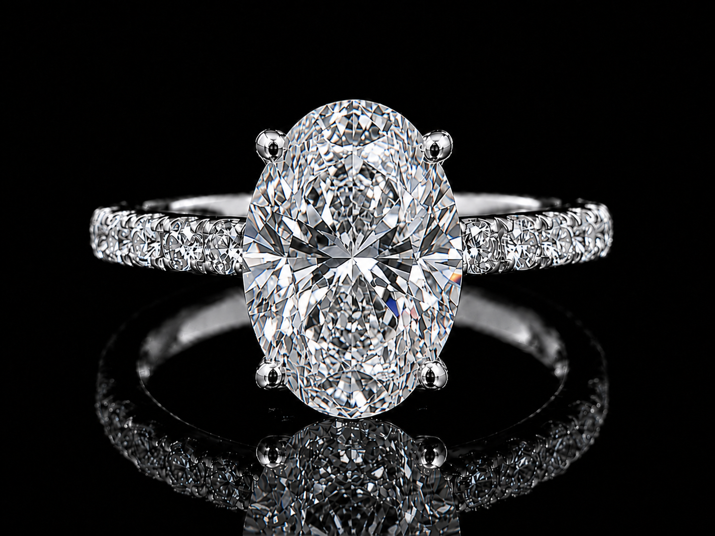 2.08 CT IGI Certified E VVS2 Lab-Grown Radiant Diamond Engagement Ring with 0.45 CTW Accents (Copy) Angelica Jewellers