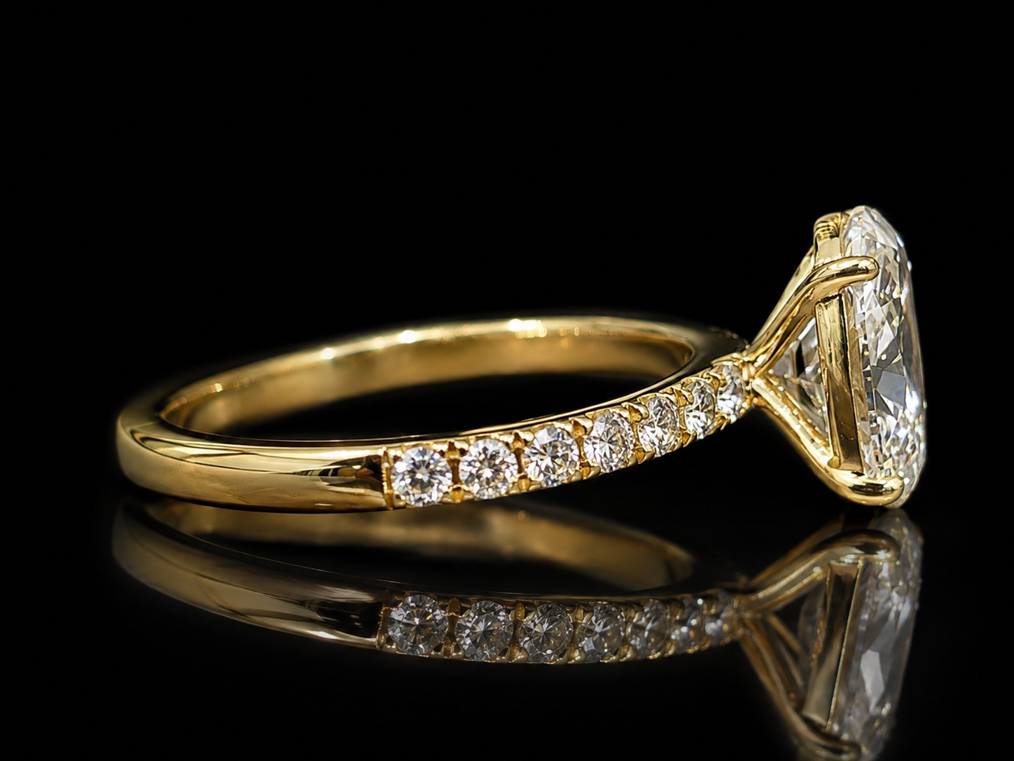 2.08 CT IGI Certified E VVS2 Lab-Grown Radiant Diamond Engagement Ring with 0.45 CTW Accents (Copy) Angelica Jewellers