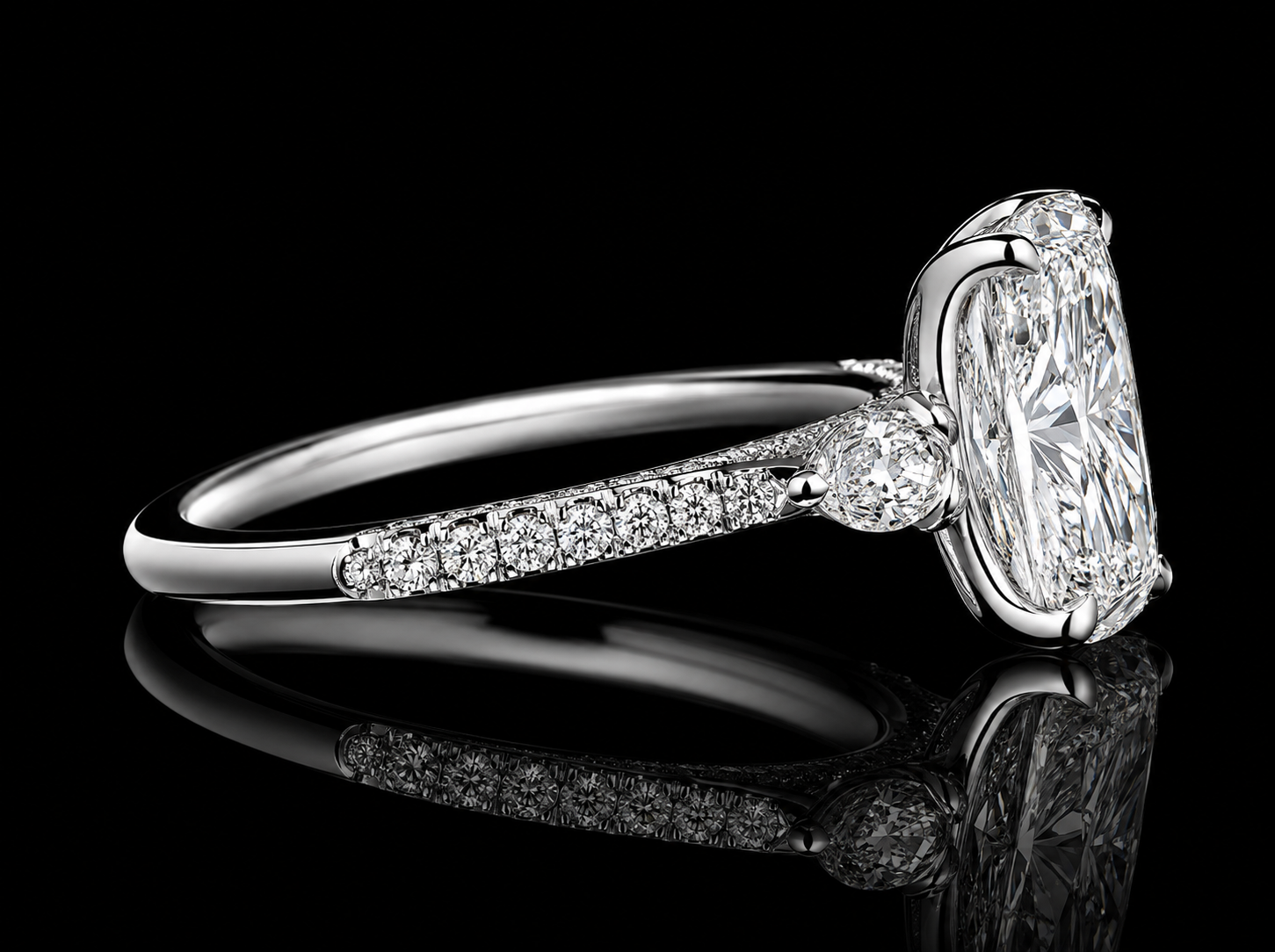2.50ct Oval E VVS2 Lab-Grown Diamond Gold Engagement Ring – IGI Certified (Copy) Angelica Jewellers
