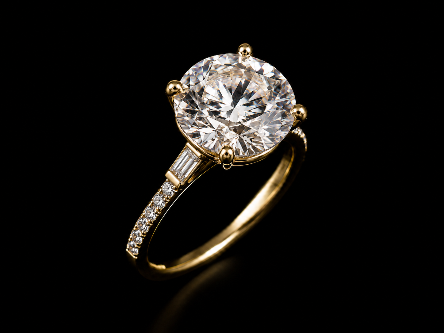 Trinity 3.76ct Total Diamond Weight Cushion-Cut Lab-Grown Diamond Engagement Ring (Copy) Angelica Jewellers