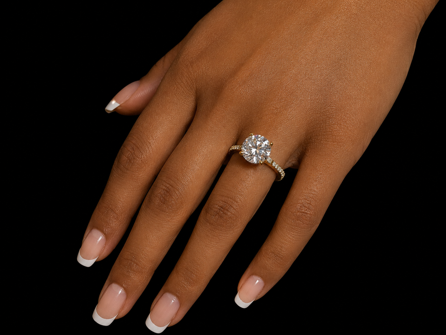 Trinity 3.76ct Total Diamond Weight Cushion-Cut Lab-Grown Diamond Engagement Ring (Copy) Angelica Jewellers