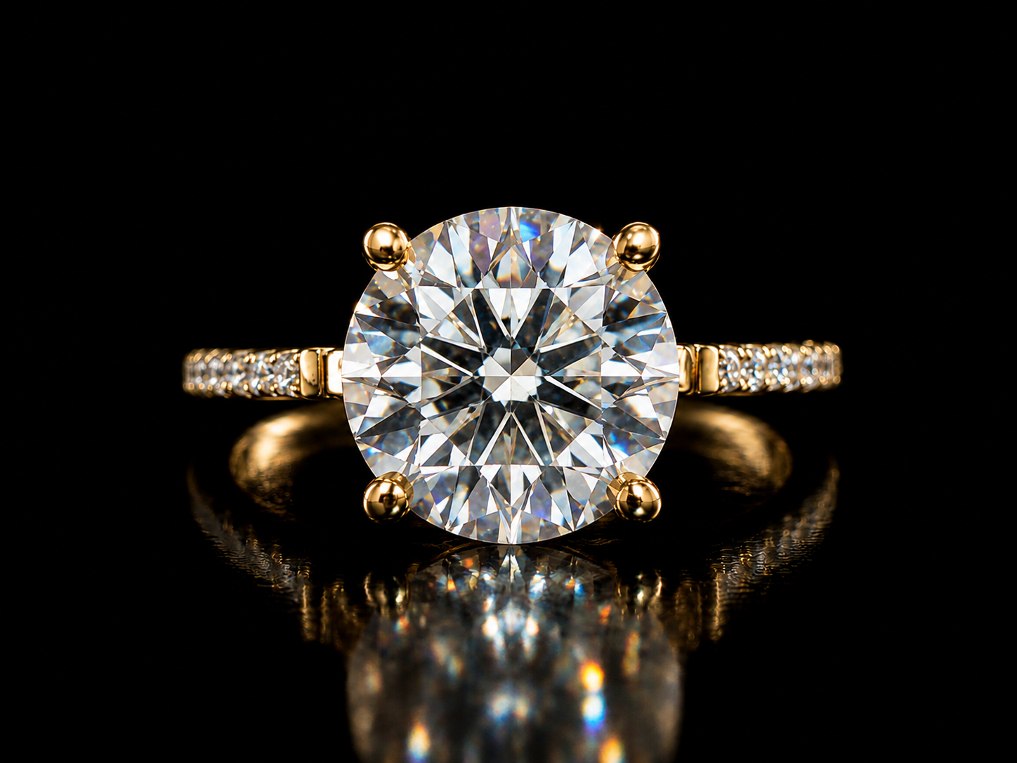 Trinity 3.76ct Total Diamond Weight Cushion-Cut Lab-Grown Diamond Engagement Ring (Copy) Angelica Jewellers