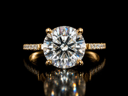 Trinity 3.76ct Total Diamond Weight Cushion-Cut Lab-Grown Diamond Engagement Ring (Copy) Angelica Jewellers