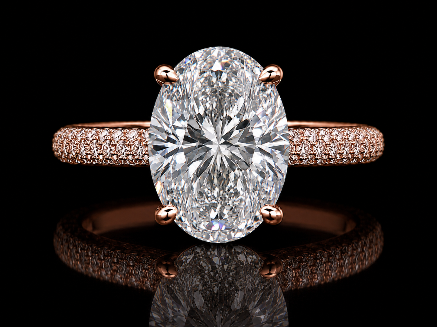 3.36ct Total Diamond Weight Round Brilliant Lab-Grown Diamond Engagement Ring – IGI Certified (Copy) Angelica Jewellers