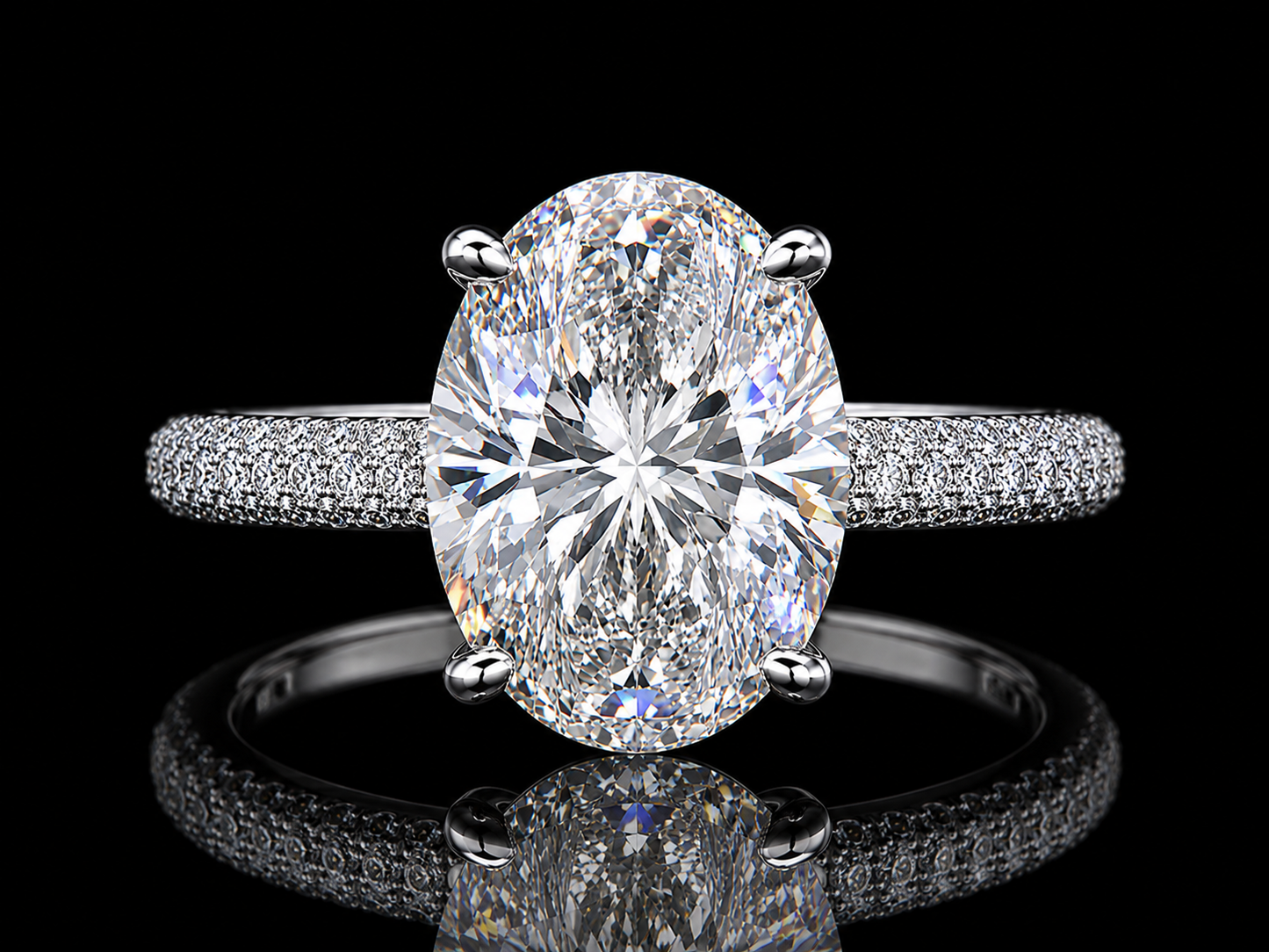 3.36ct Total Diamond Weight Round Brilliant Lab-Grown Diamond Engagement Ring – IGI Certified (Copy) Angelica Jewellers