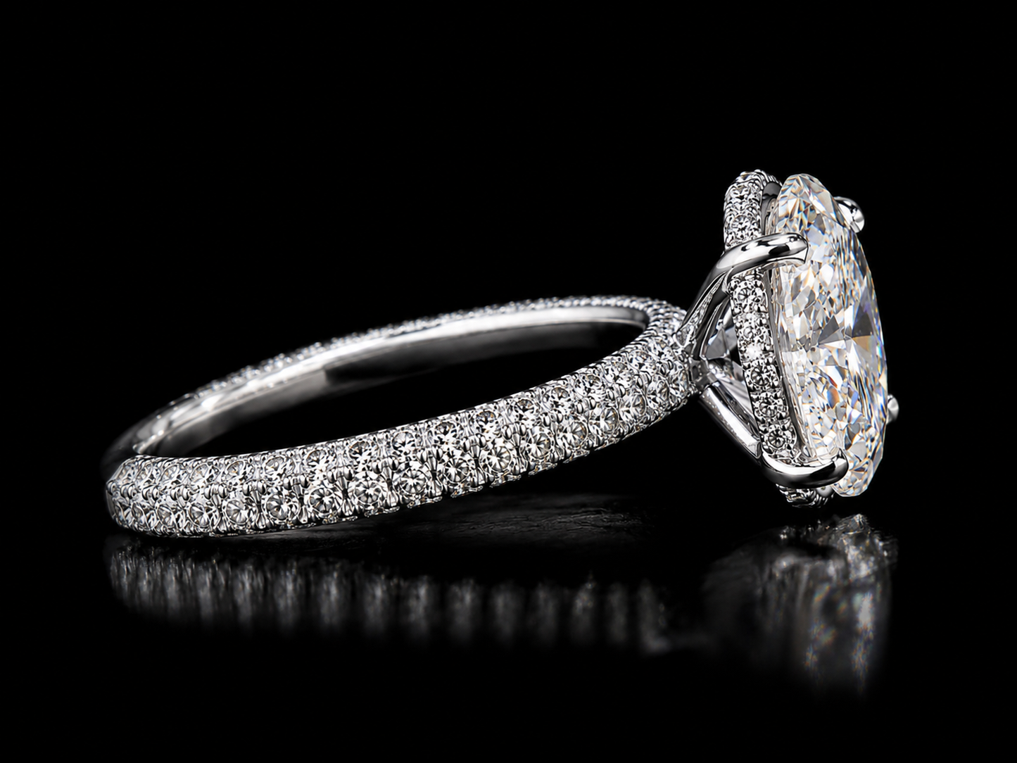 3.36ct Total Diamond Weight Round Brilliant Lab-Grown Diamond Engagement Ring – IGI Certified (Copy) Angelica Jewellers