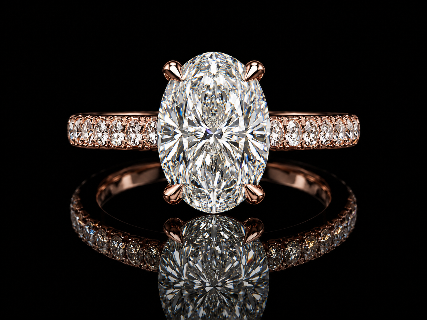 Trinity 3.76ct Total Diamond Weight Cushion-Cut Lab-Grown Diamond Engagement Ring Angelica Jewellers