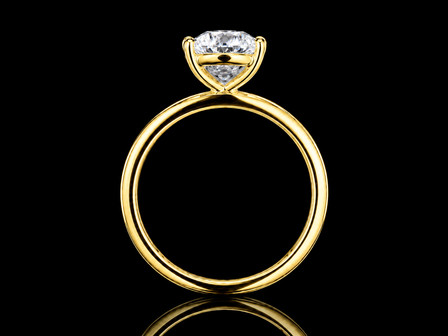 2.51 Carat Oval Lab-Grown Diamond Solitaire Engagement Ring – E VVS2, IGI Certified