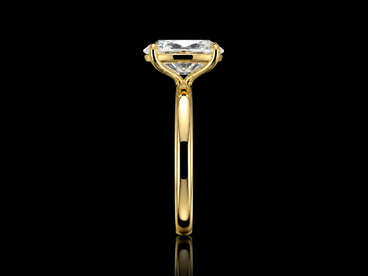 2.51 Carat Oval Lab-Grown Diamond Solitaire Engagement Ring – E VVS2, IGI Certified