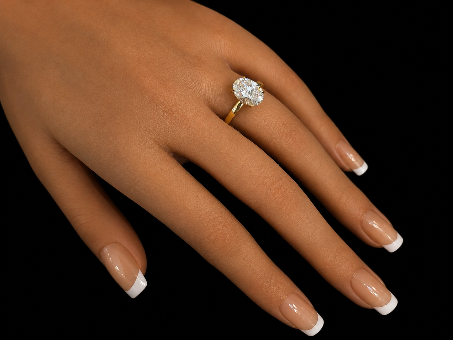 2.51 Carat Oval Lab-Grown Diamond Solitaire Engagement Ring – E VVS2, IGI Certified