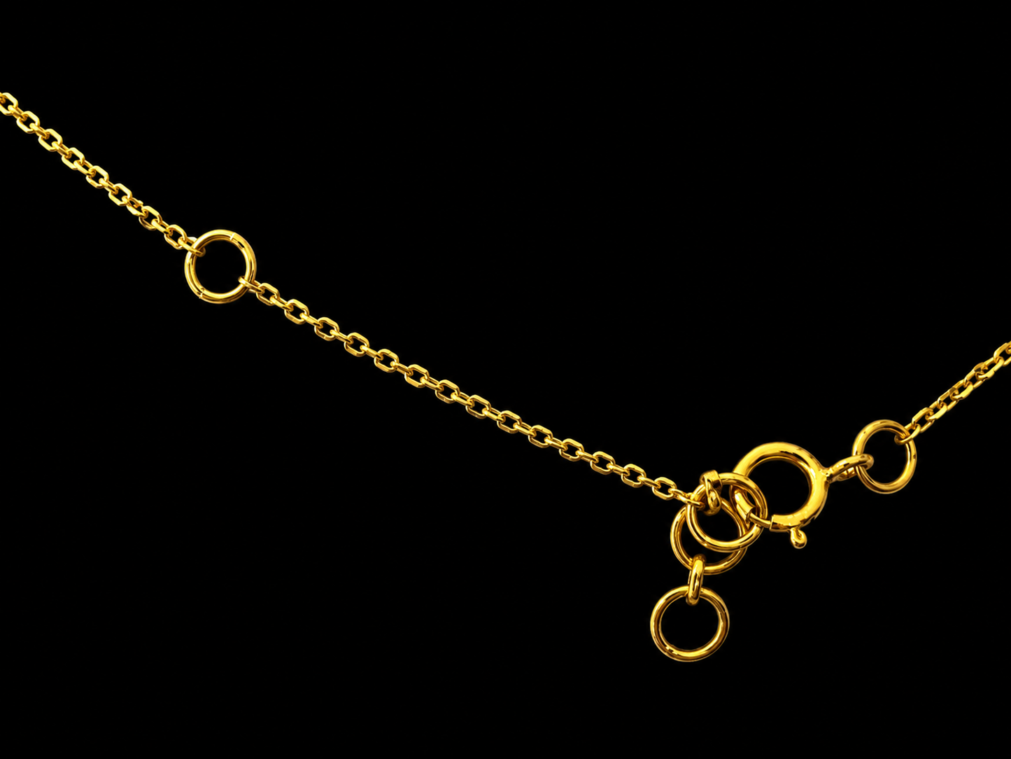 14K Yellow Gold Oval & Round Toi et Moi Diamond Necklace – 1.34 CTW