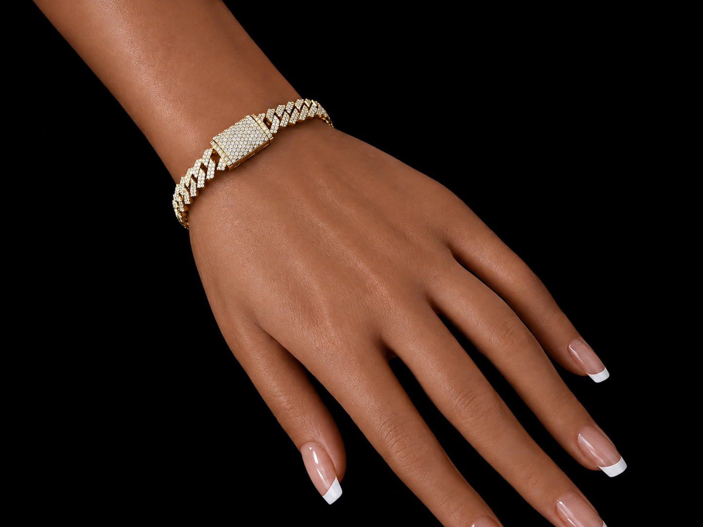 10K Yellow Gold VVS Diamond Cuban Link Bracelet – 4.20 CTW