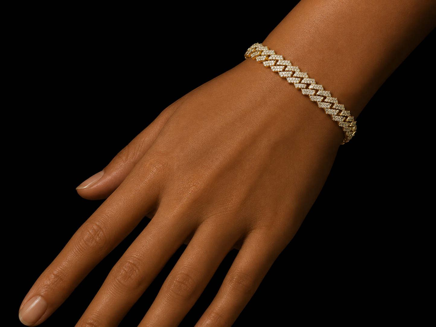 10K Yellow Gold VVS Diamond Cuban Link Bracelet – 4.20 CTW