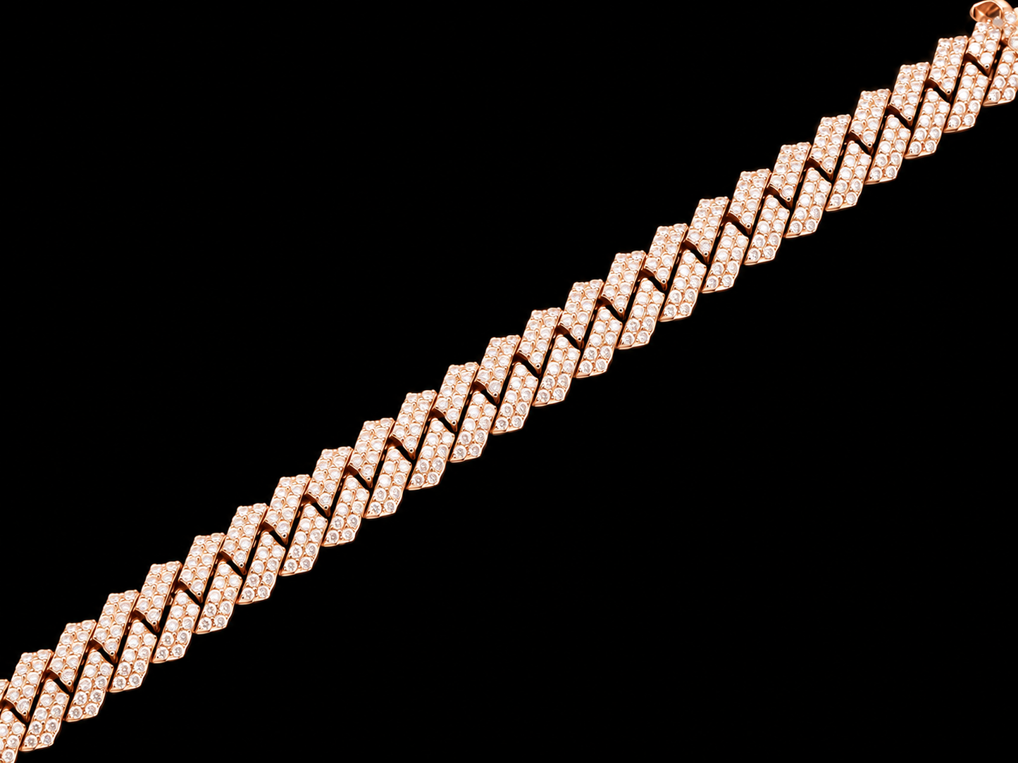 10K Yellow Gold VVS Diamond Cuban Link Bracelet – 4.20 CTW