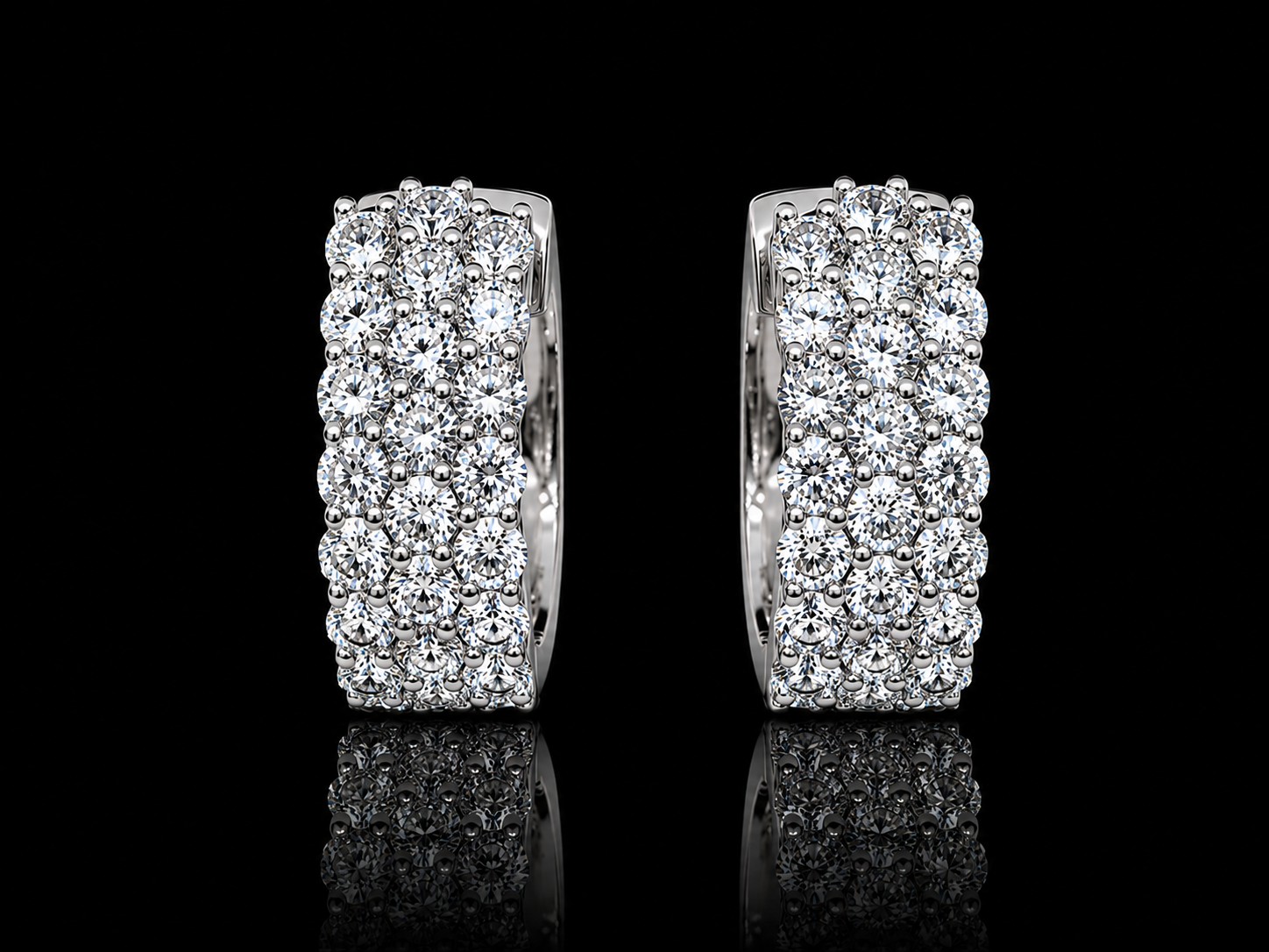 14K Rose Gold Lab Diamond Paper Clip Drop Earrings – 0.69 CTW VS–VVS F+ (Copy) superbell