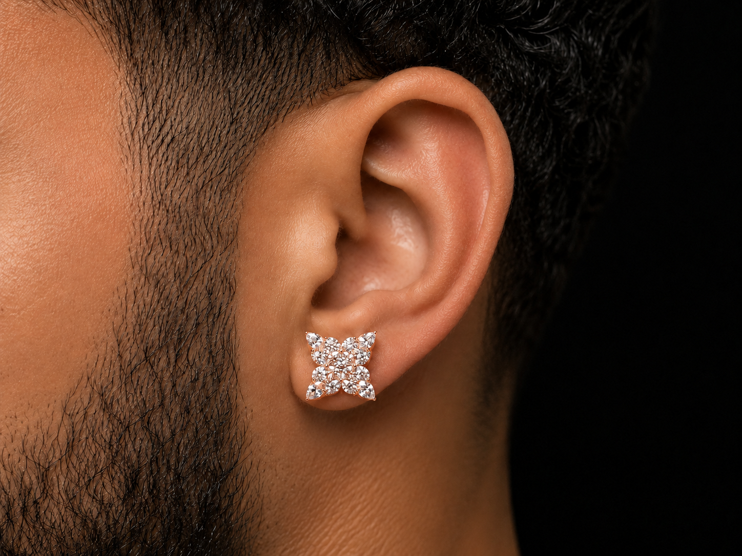14K Rose Gold Diamond Statement Stud Earrings – Signature Collection (Copy) Angelica Jewellers