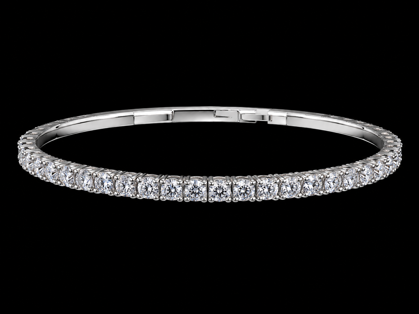 14K Yellow Gold Flexible Diamond Bangle Bracelet – 2.79 CTW VVS F+ (Copy) Angelica Jewellers