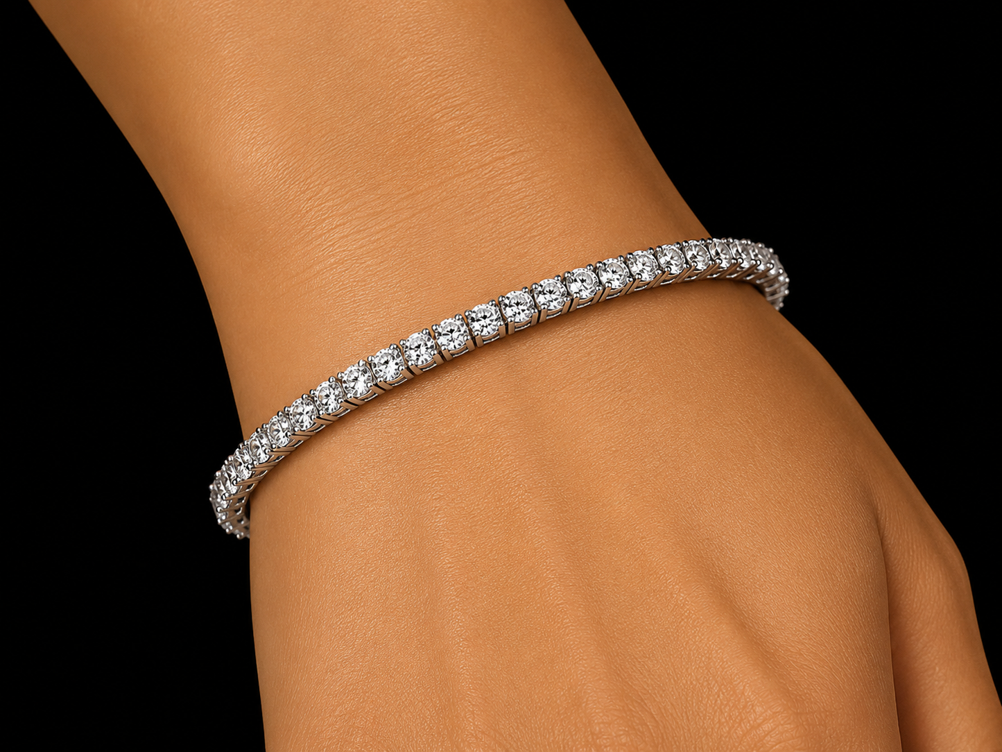 14K Yellow Gold Flexible Diamond Bangle Bracelet – 2.79 CTW VVS F+ (Copy) Angelica Jewellers
