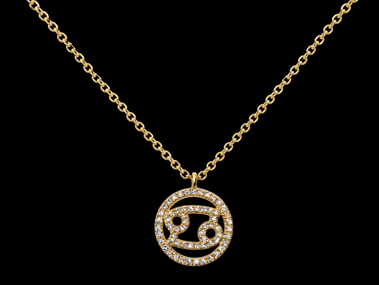 14K Yellow Gold Diamond "Love" Necklace (Copy) Angelica Jewellers