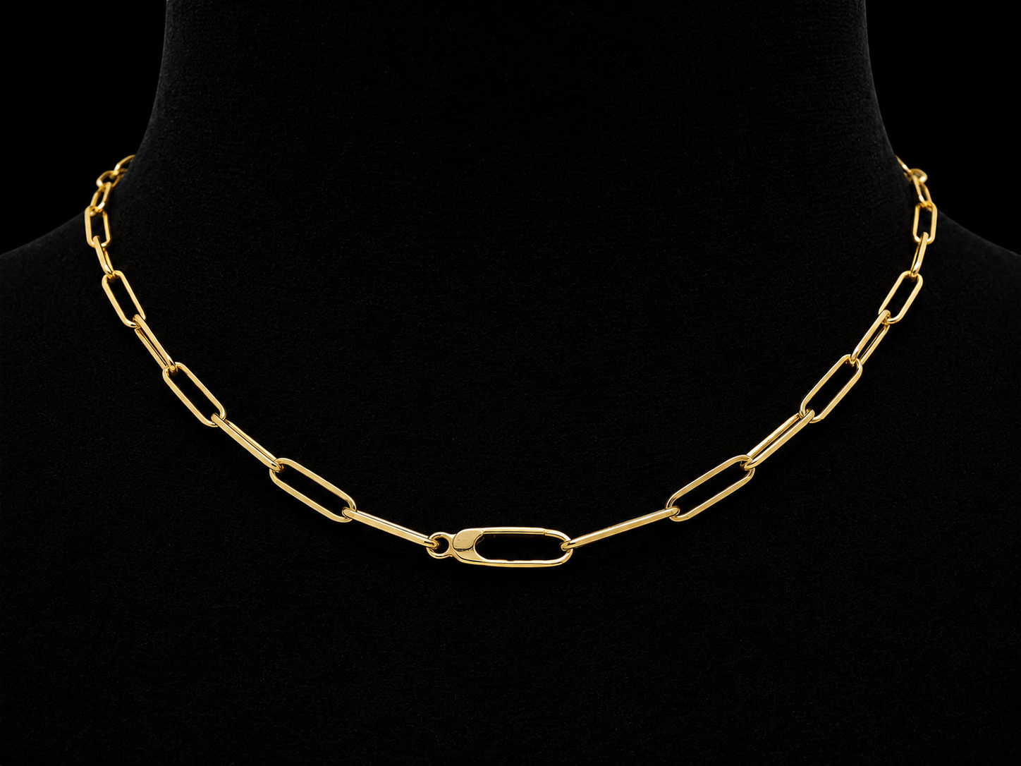 14K Yellow Gold Evil Eye Cuban Chain Necklace | Natural Diamonds &amp; Blue Sapphires | 4mm Cuban Link (Copy) Angelica Jewellers