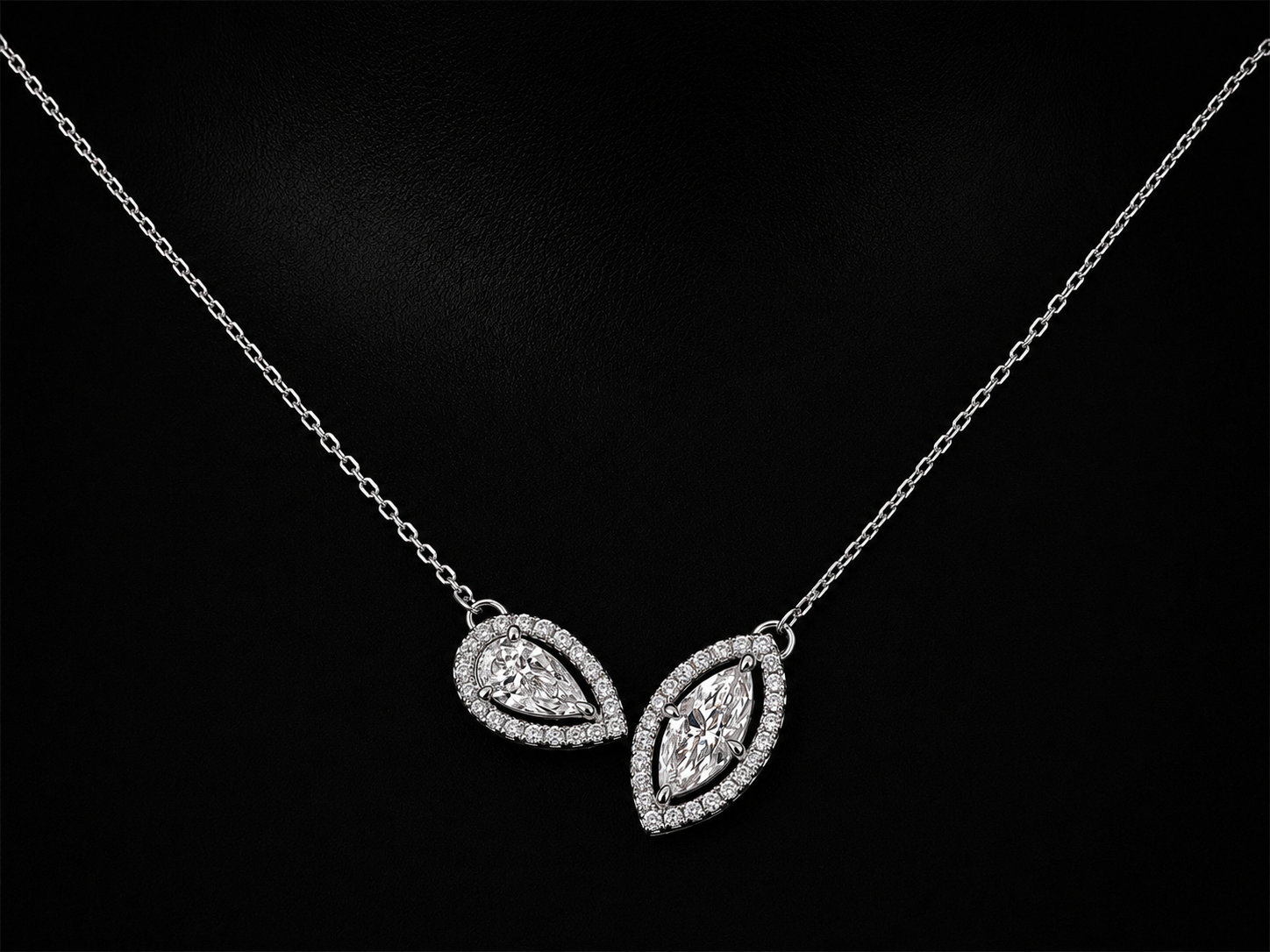 14K Yellow Gold Toi et Moi Diamond Necklace – 1.07 CTW Lab Grown Diamonds (Copy) Angelica Jewellers