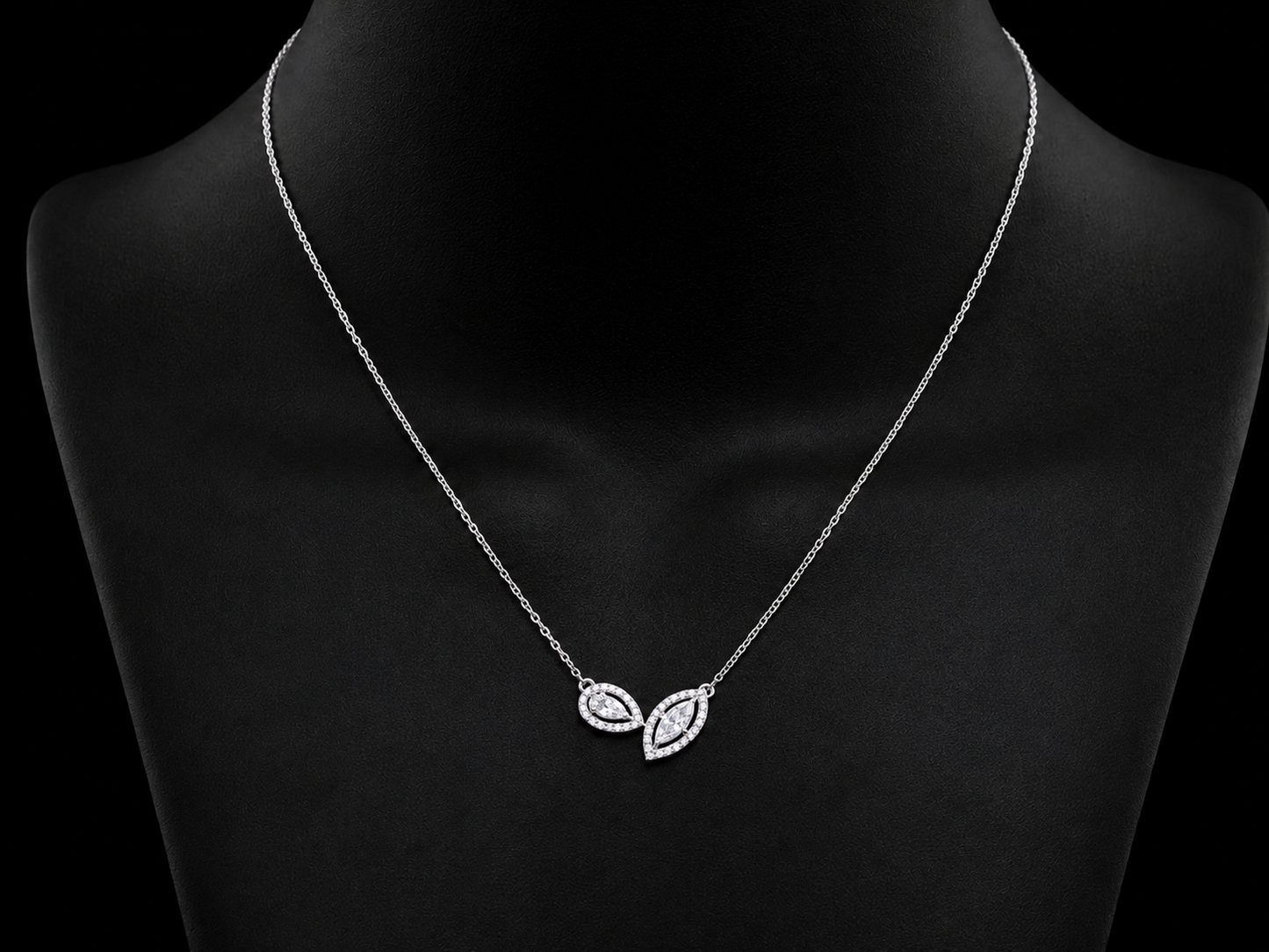 14K Yellow Gold Toi et Moi Diamond Necklace – 1.07 CTW Lab Grown Diamonds (Copy) Angelica Jewellers