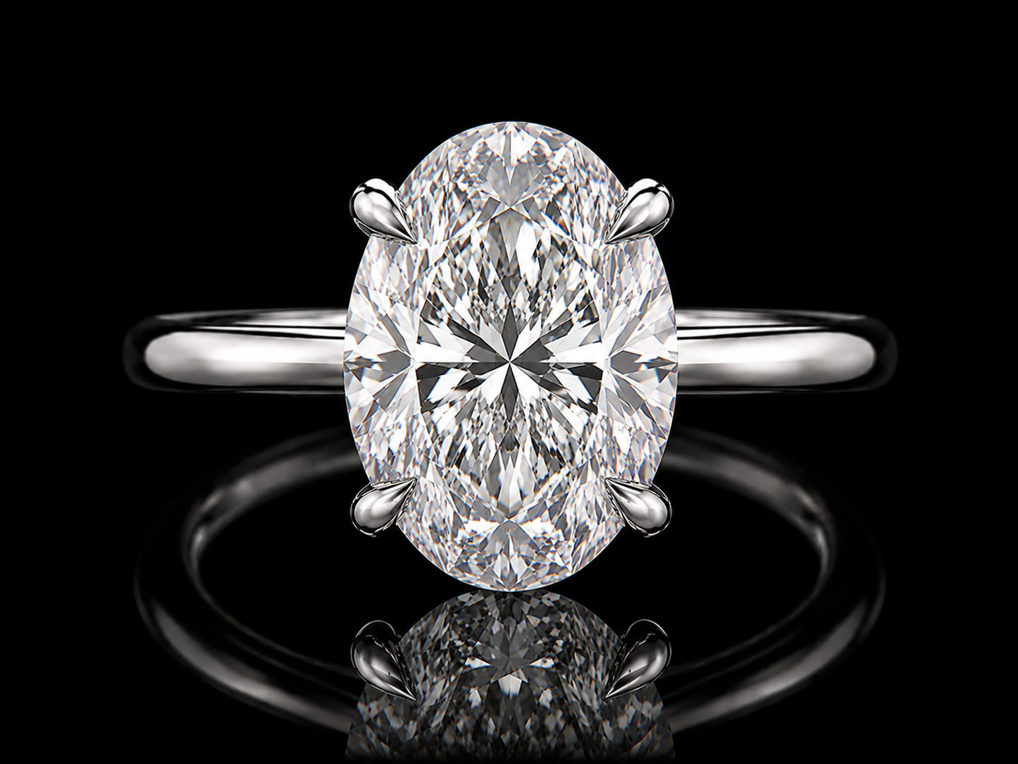 14K Yellow Gold Radiant Lab-Grown Diamond Engagement Ring – 3.05 CT E VVS2 IGI Certified | Hidden Diamond Halo (Copy) Angelica Jewellers