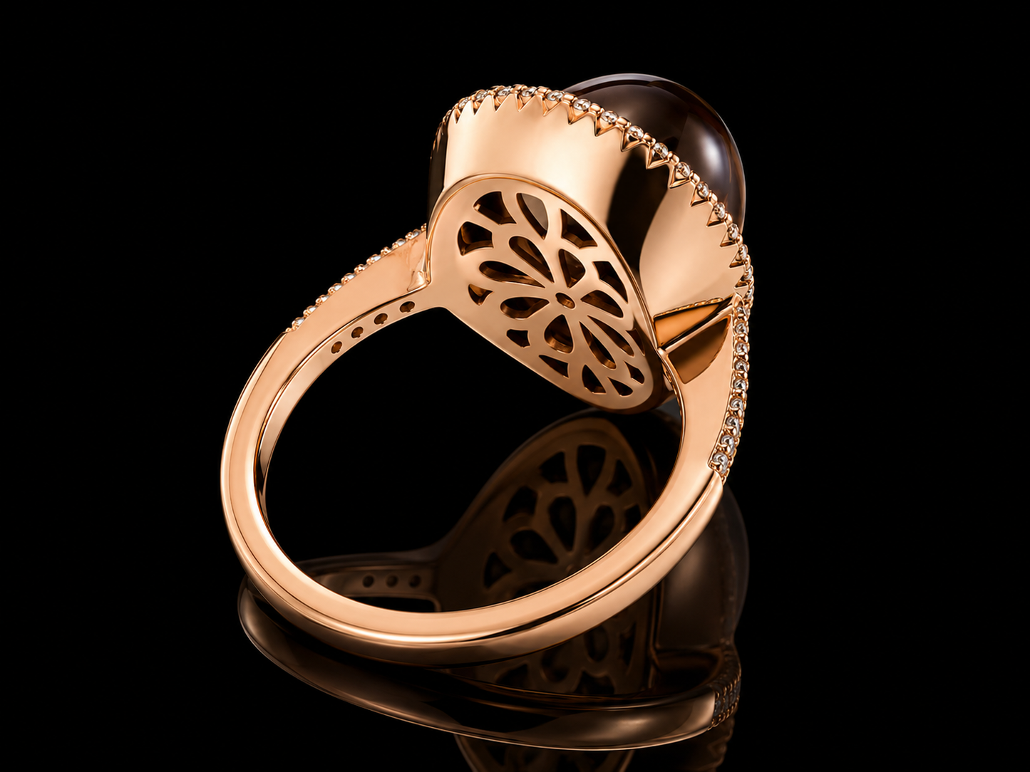 18K White Gold Trinity Pearl &amp; Diamond Ring (Copy) Angelica Jewellers