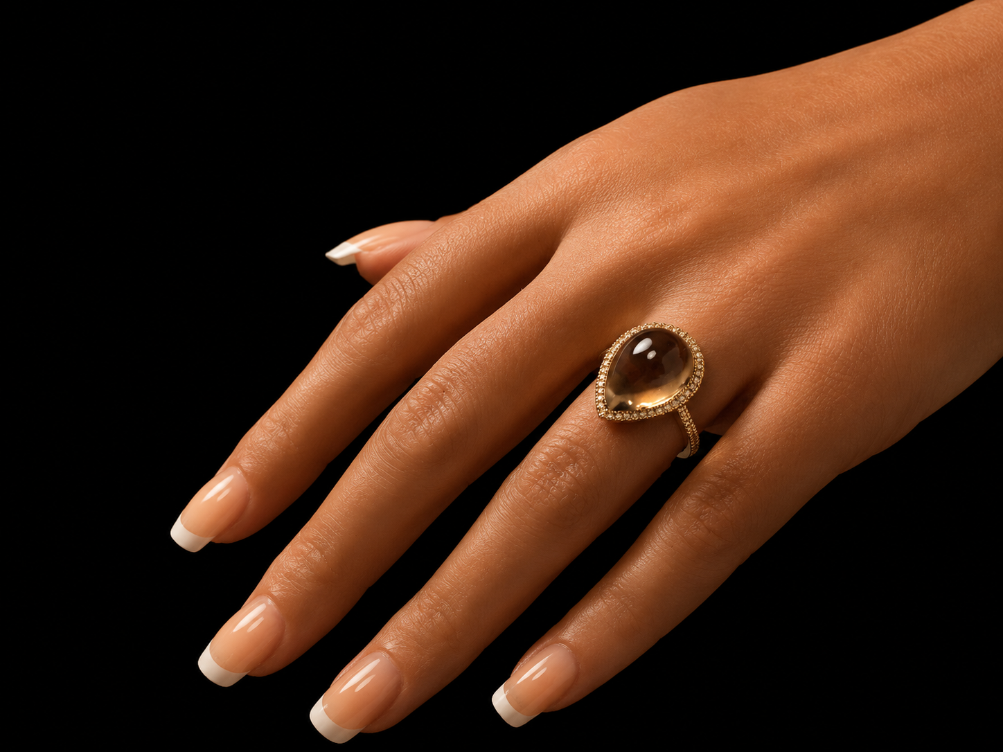 18K White Gold Trinity Pearl &amp; Diamond Ring (Copy) Angelica Jewellers