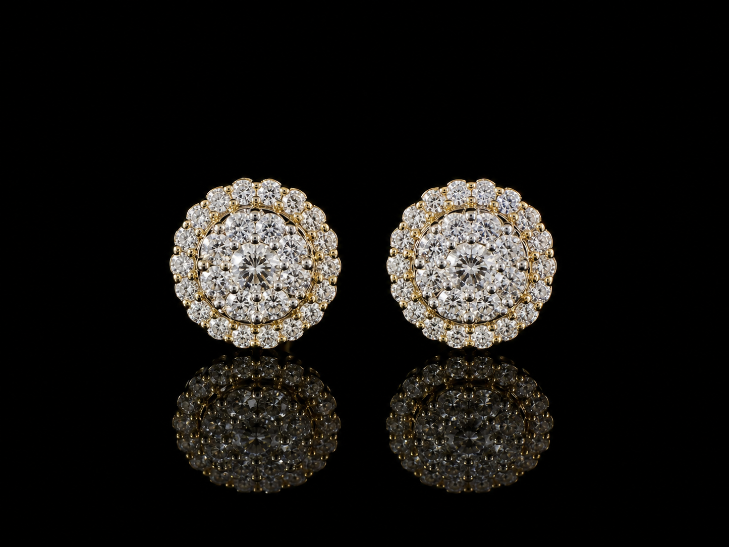 10K YELLOW GOLD DIAMOND EARRINGS Angelica Jewellers