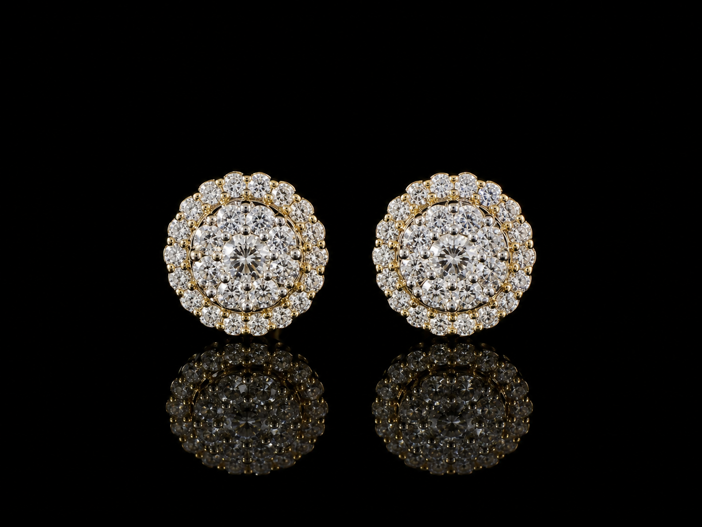 10K YELLOW GOLD DIAMOND EARRINGS Angelica Jewellers