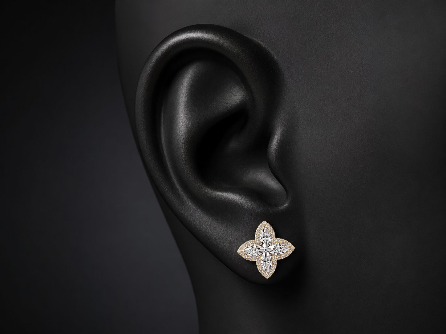 10K YELLOW GOLD DIAMOND EARRINGS Angelica Jewellers
