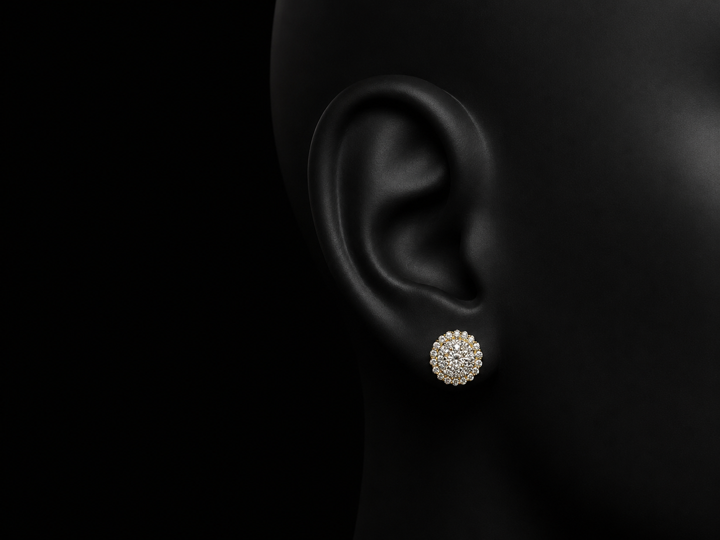 10K YELLOW GOLD DIAMOND EARRINGS Angelica Jewellers