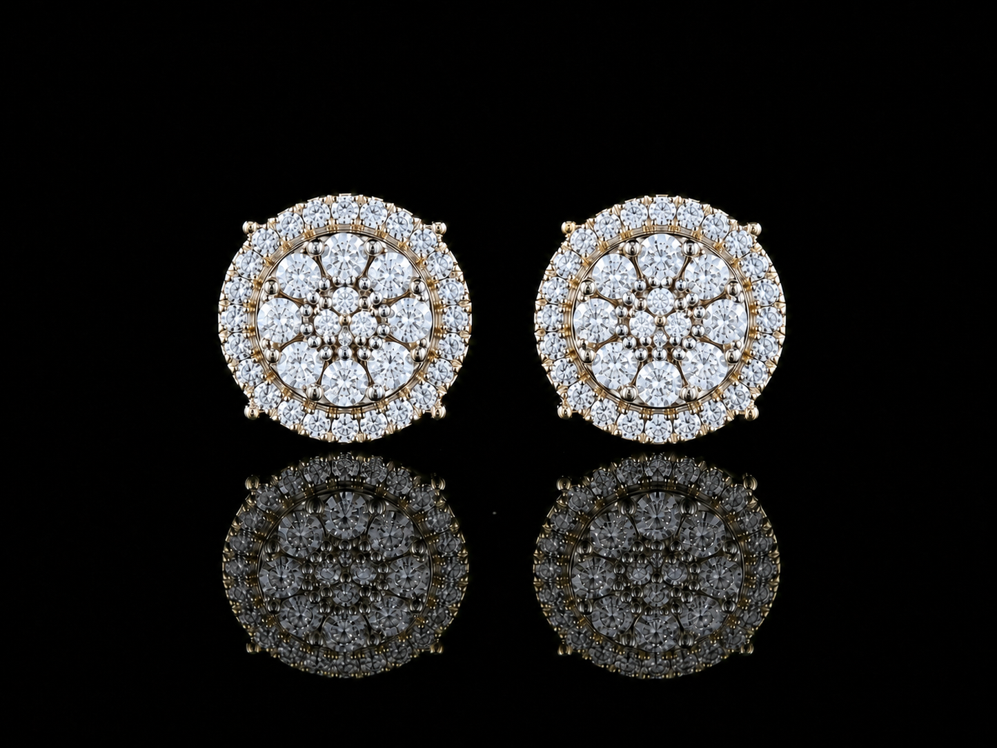 10K YELLOW GOLD DIAMOND EARRINGS Angelica Jewellers