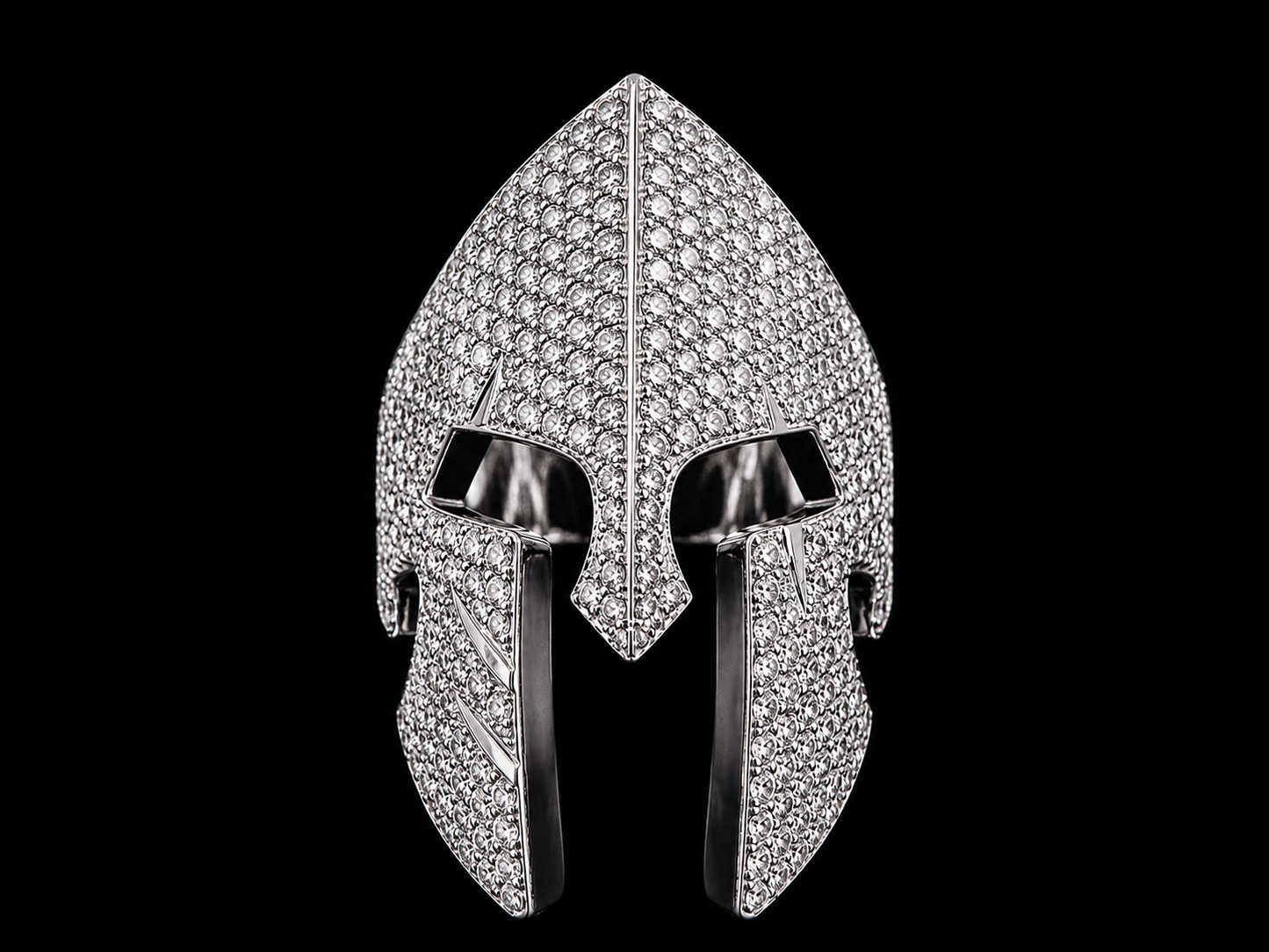 10K White Gold Spartan Ring | 5.25 CT VVS F+ Diamonds | Signature Collection Angelica Jewellers