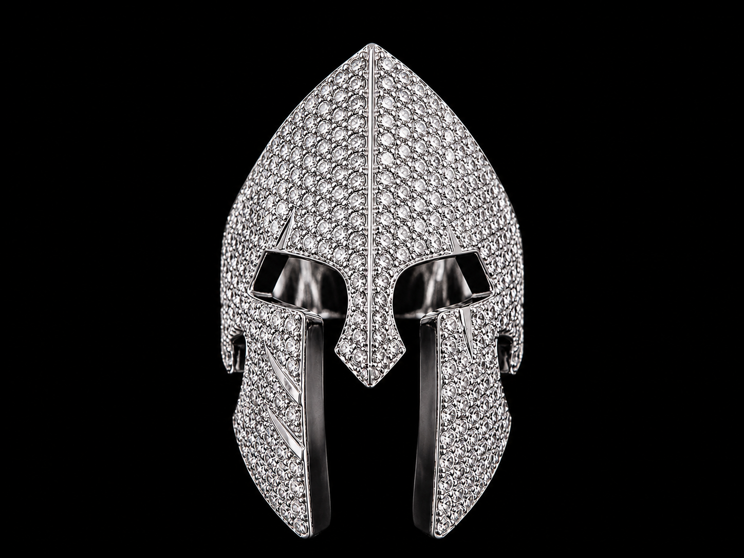 10K White Gold Spartan Ring | 5.25 CT VVS F+ Diamonds | Signature Collection Angelica Jewellers