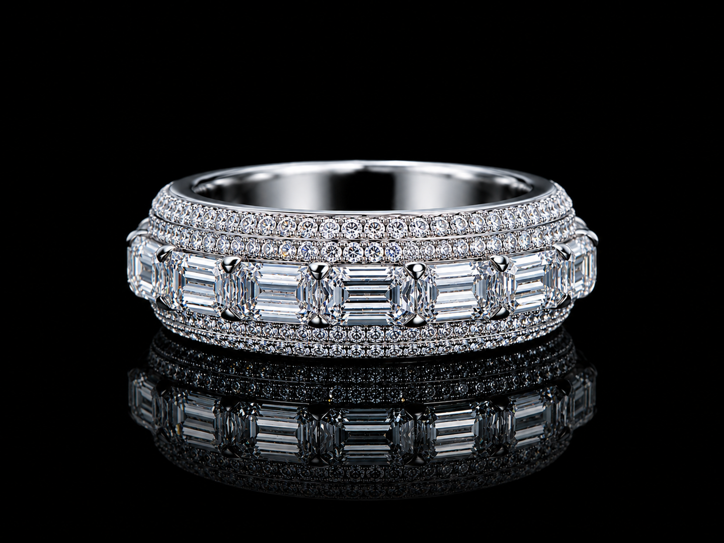 8.21 CTW Natural Diamond Eternity Band